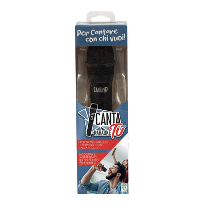 Microfon Bluetooth Canta Tu, Microfon Karaoke, Rază de acțiune 10 metri, conexiune simplă, design unic, frecvență 2402 MHz-2480 MHz, calitate excelentă a sunetului, ideal pentru karaoke.