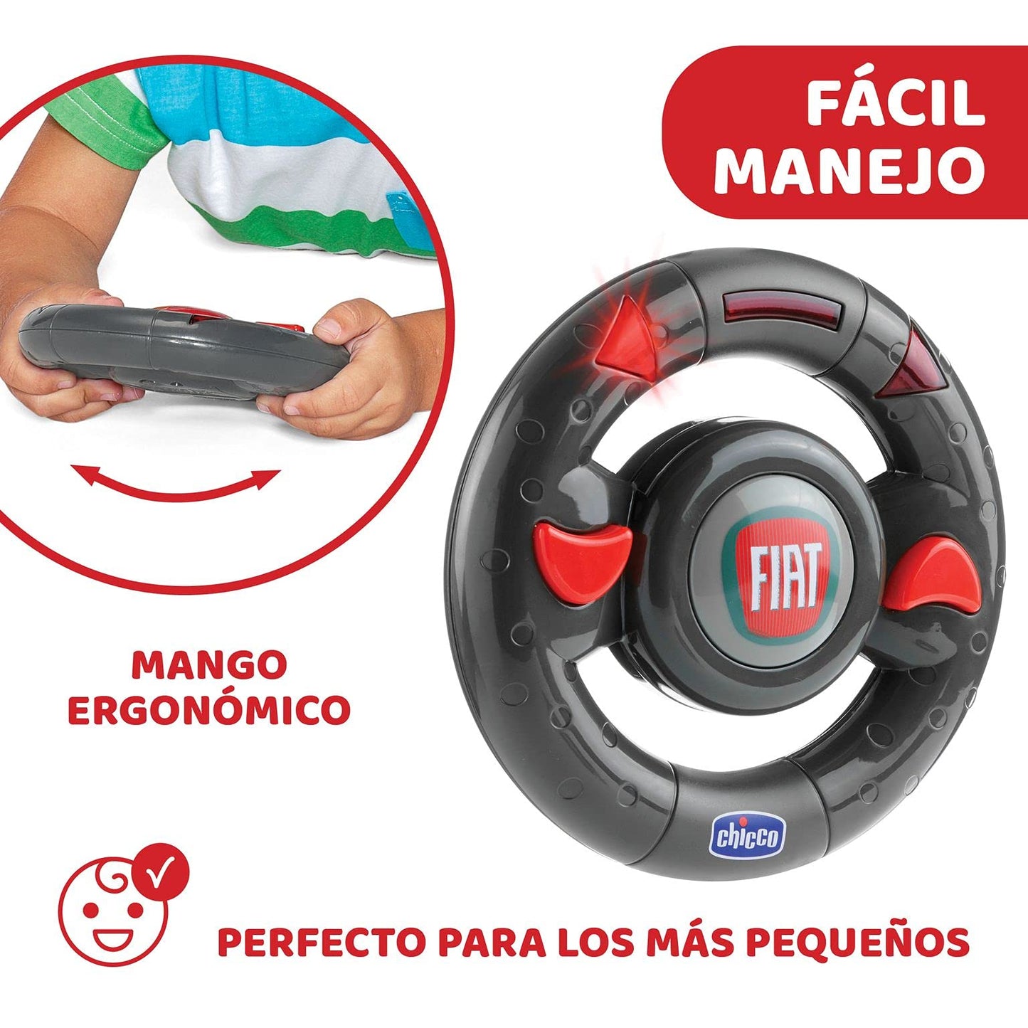 Jucarie Chicco Masinuta cu telecomanda Fiat 500 RC Sport, 3-6 ani+