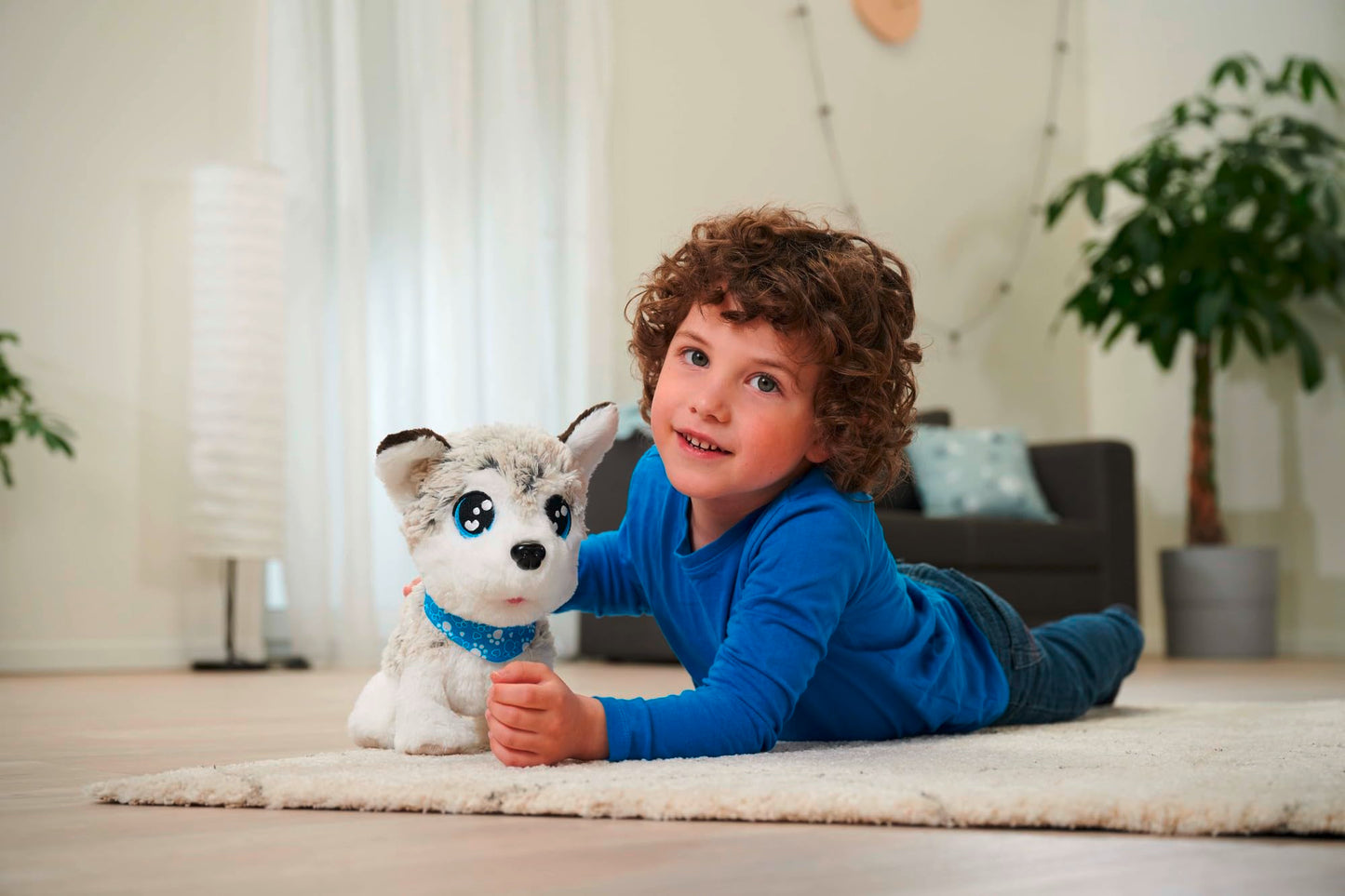 Simba ChiChi Love Husky interactiv 30 cm, 3+ ani