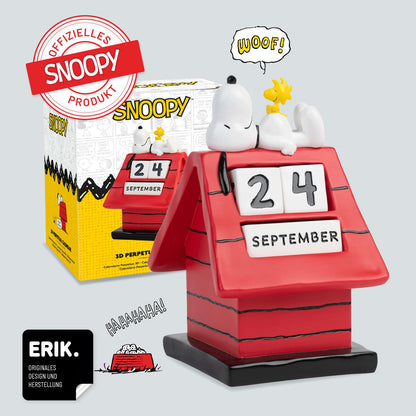 Calendar 3D Snoopy Peanuts - Calendar de birou, suport, produs oficial licențiat, decor comic