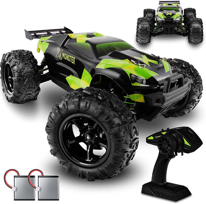 Overmax X-Monster 3.0 Mașină RC 4x4, 45 km/h, Mărime Mare 1:18, 2 Baterii 850 mAh, 100m Rază de Acțiune, Suspensie Independentă, Certificat TUV (X-Monster)