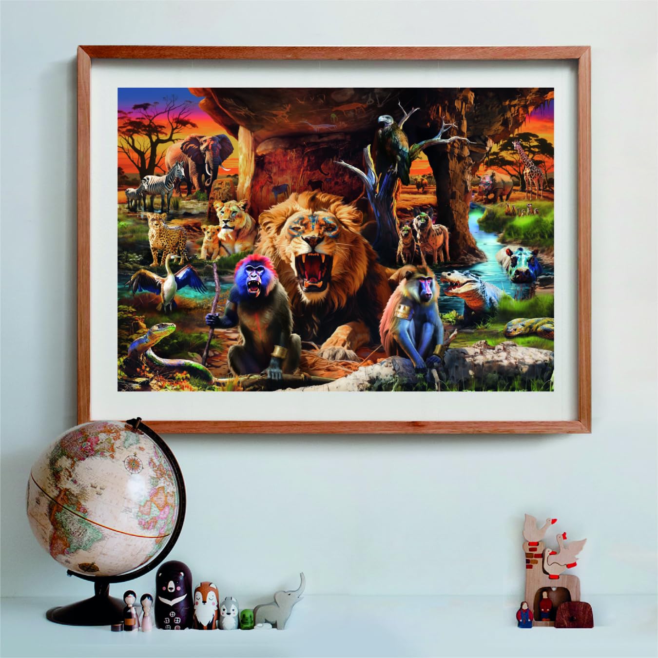 Clementoni The Tribal Society Puzzle Set de construcție 1500 piese pentru adulți