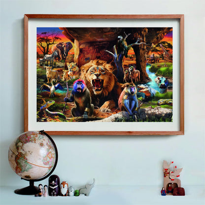 Clementoni The Tribal Society Puzzle Set de construcție 1500 piese pentru adulți