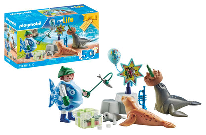 PLAYMOBIL myLife 71448 Set de joacă cu animale 4+ ani