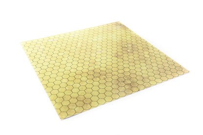 Covoras RPG 50x50cm cu grila hexagonala - covor de lupta cu stergere uscata pentru jocuri de rol, Dungeons and Dragons, Pathfinder - Papirus 1