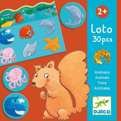 Djeco - Jocuri educative, Lotus, animale, multicolor (DJ08120)