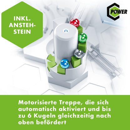 Elevator GraviTrax Power Ravensburger - Accesoriu electronic pentru trasee cu bile, recomandat copiilor de la 8 ani.