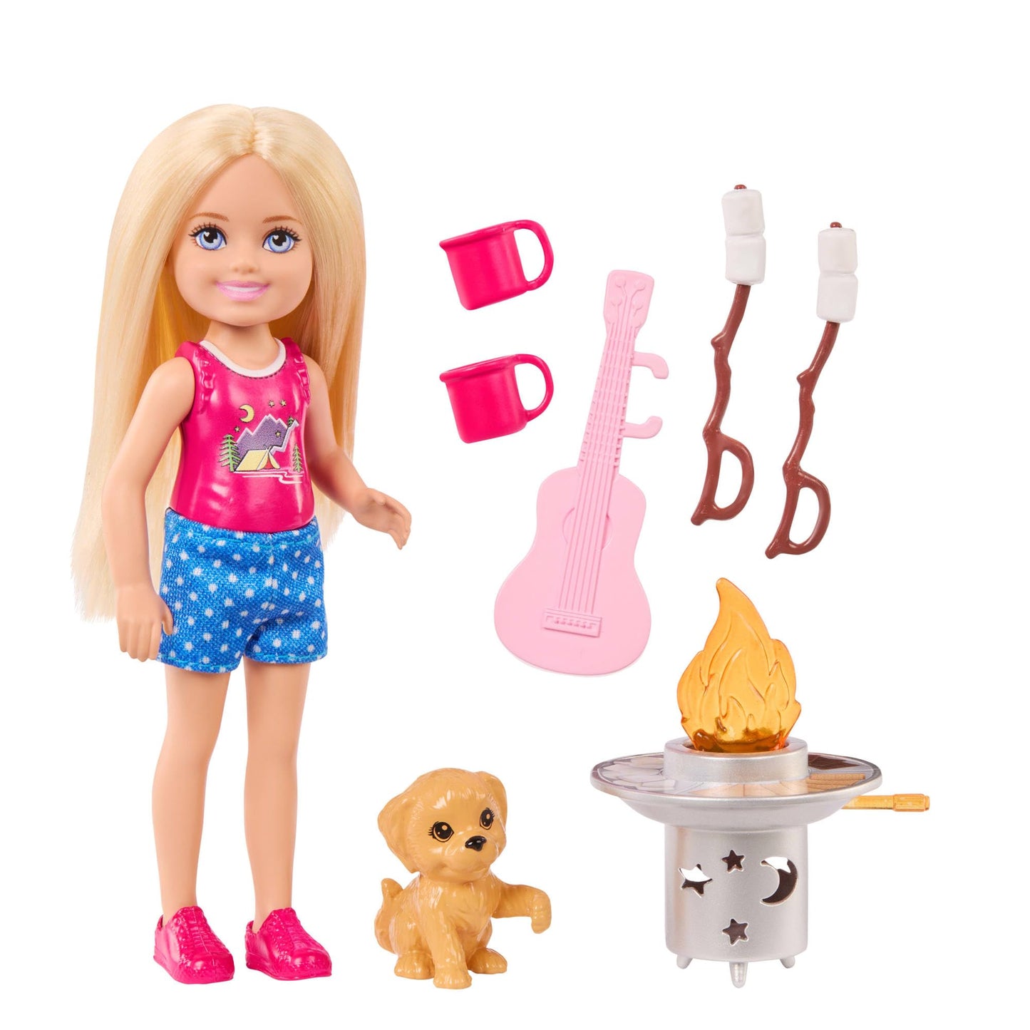 Barbie Chelsea Aventură în Natură Set de Joacă, 5+ accesorii