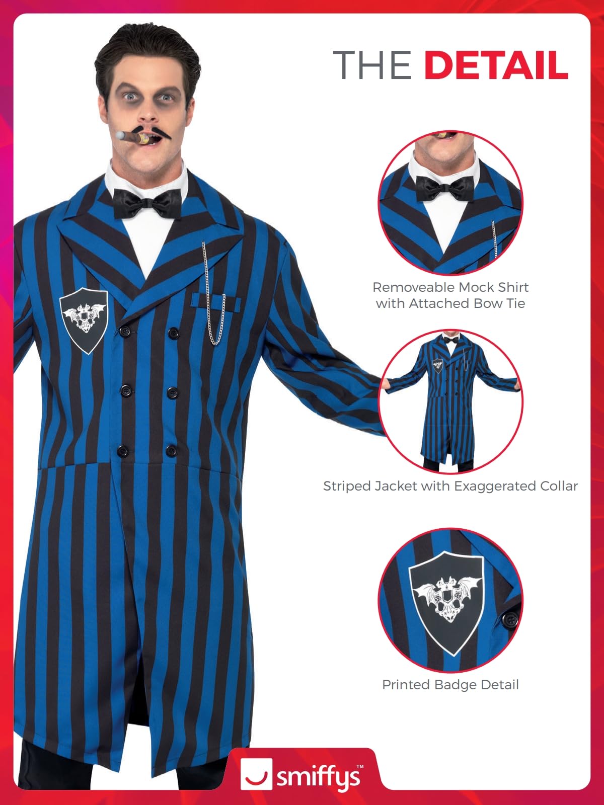 Smiffys Costum Duke of the Manor, albastru