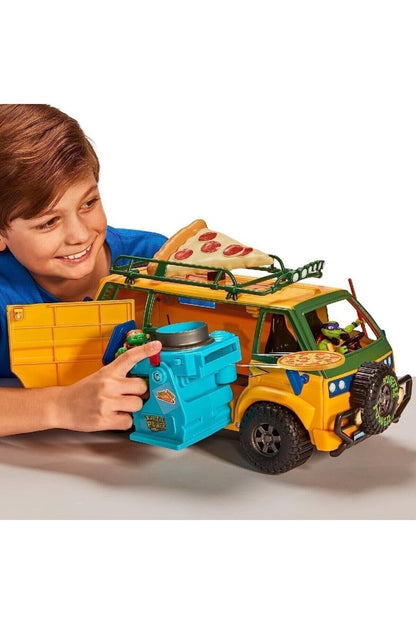 TMNT Mutant Mayhem Furgoneta Pizza Fire Delivery, 4-7 ani