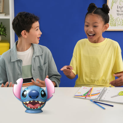 Puzzle 3D Ravensburger 11574 - Puzzle-Ball Stitch cu urechi - pentru fanii Stitch și Disney de la 6 ani, cadouri Stitch, puzzle Stitch