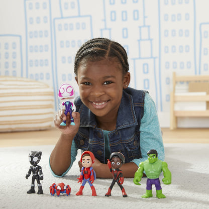 Set de Acțiune Hasbro Spidey și Prietenii Săi, Multipack cu Figuri Mascarade, 10 cm, pentru Copii de la 3 Ani F1486