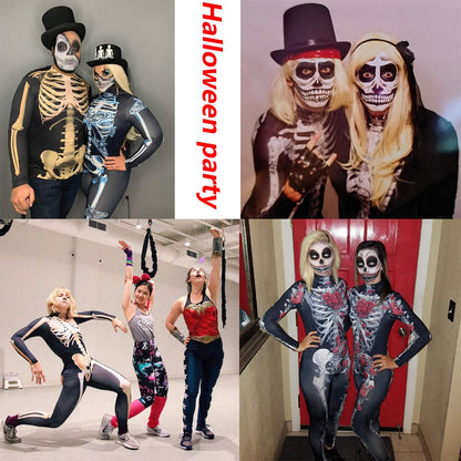 Costum Neusky Lady Skull - Costum perfect pentru Halloween, Crăciun, Carnaval sau petreceri tematice (XS, Roz)