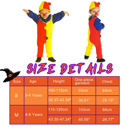 Cloudkids Costum Clovn copii, 3-6 ani