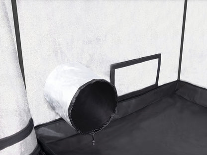 TRAFFIKA Cort de Cultivare Interior 240x120x200cm / Cort de Creștere / Cutie de Creștere / Cort de Cultivare Indoor / Cort Grow Hidroponic / Reflectivitate Mylar Premium 97%