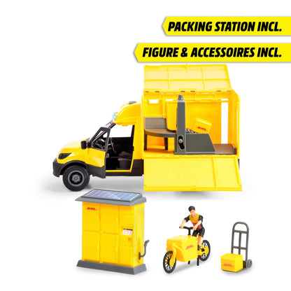 Dickie Toys Set livrare DHL, masinuta cu sunet, 3+ ani