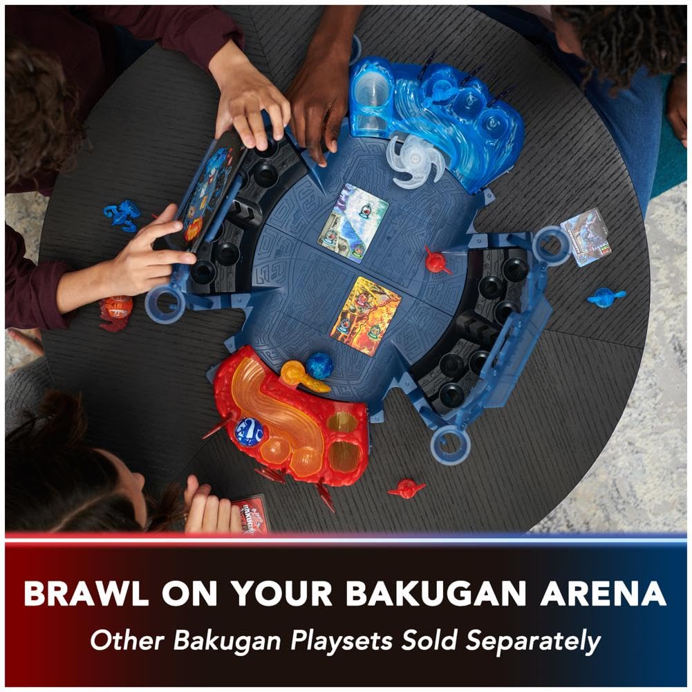 BAKUGAN Pachet Ultimate 6, Special Attack Dragonoid, Nillious, Mantid, Octogan, figurine de acțiune personalizabile cu rotație, jucărie pentru băieți și fete