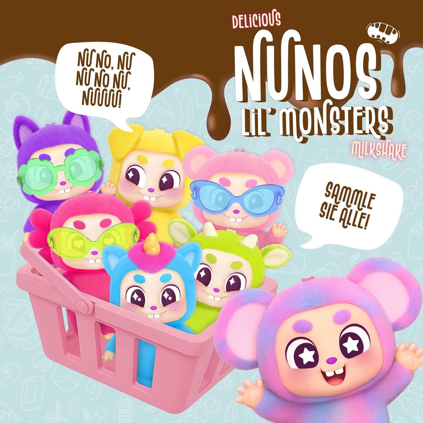 Craze Nunos Lil' Monsters Păpușă Surpriză Pluș