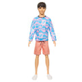 Barbie Ken Fashionistas HRH24 Păpușă, Corp Suplu