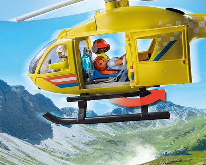 Playmobil City Life 71203 Elicopter de salvare, 4+ ani