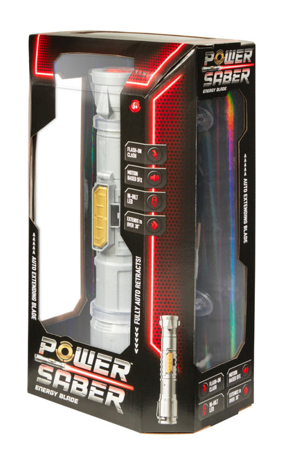 SABIA PUTERII Goliath Power Saber - Sabie laser pentru copii de la 6 ani, extensibilă automat, jucărie laser realistă, luptă intergalactică, 30cm/90cm extinsă