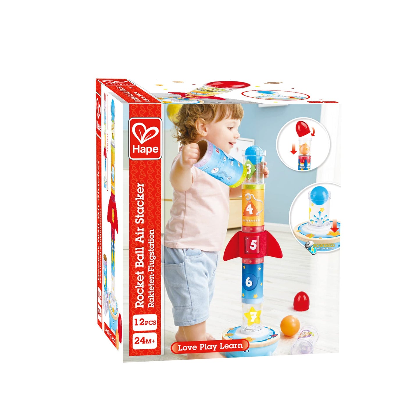 Hape Stație de Zbor cu Rachete, Colorată