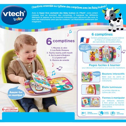 Vtech Super Carte Fermecată Loulous, 6-36 luni (FR)