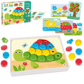 Goula Baby Color Jucarie din lemn puzzle, 2+ ani