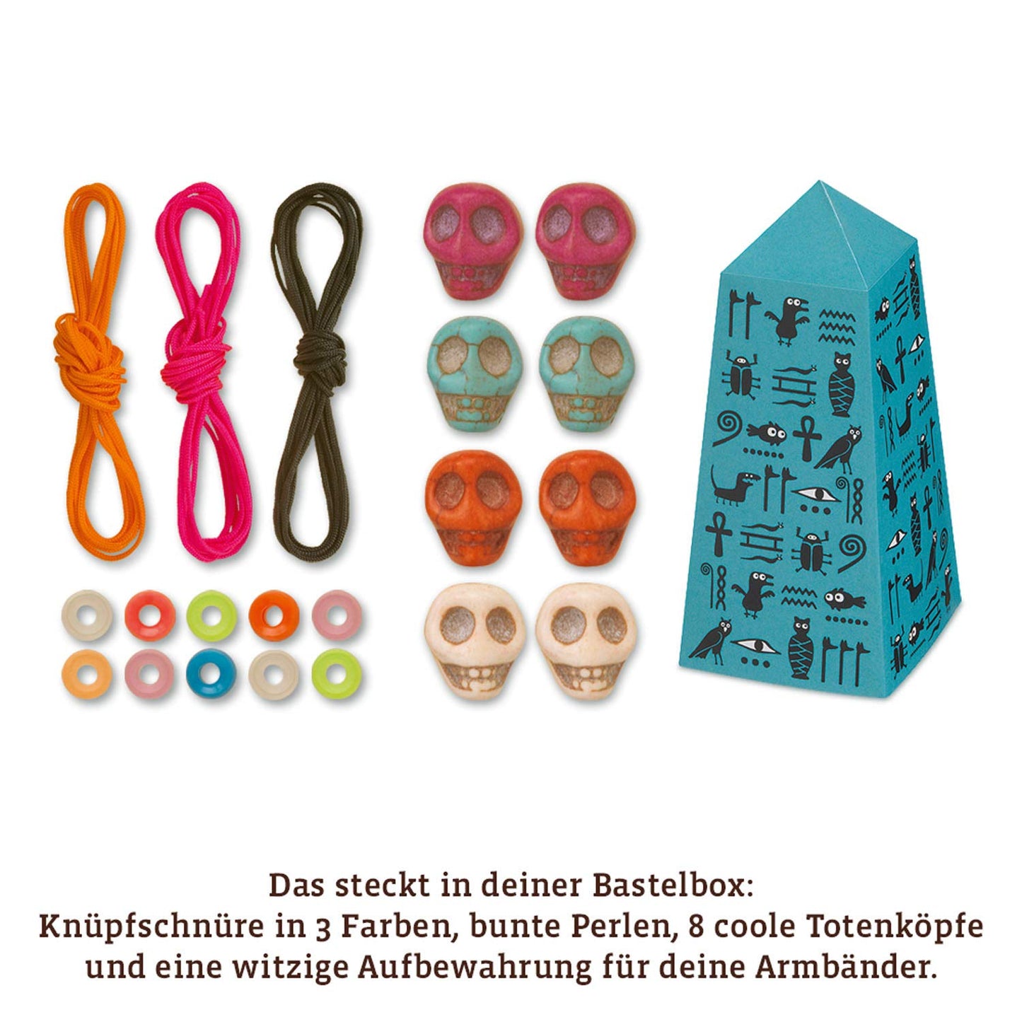 Kosmos 604158 Set creativ pentru brățări prietenie DIY pentru fete de la 8 ani