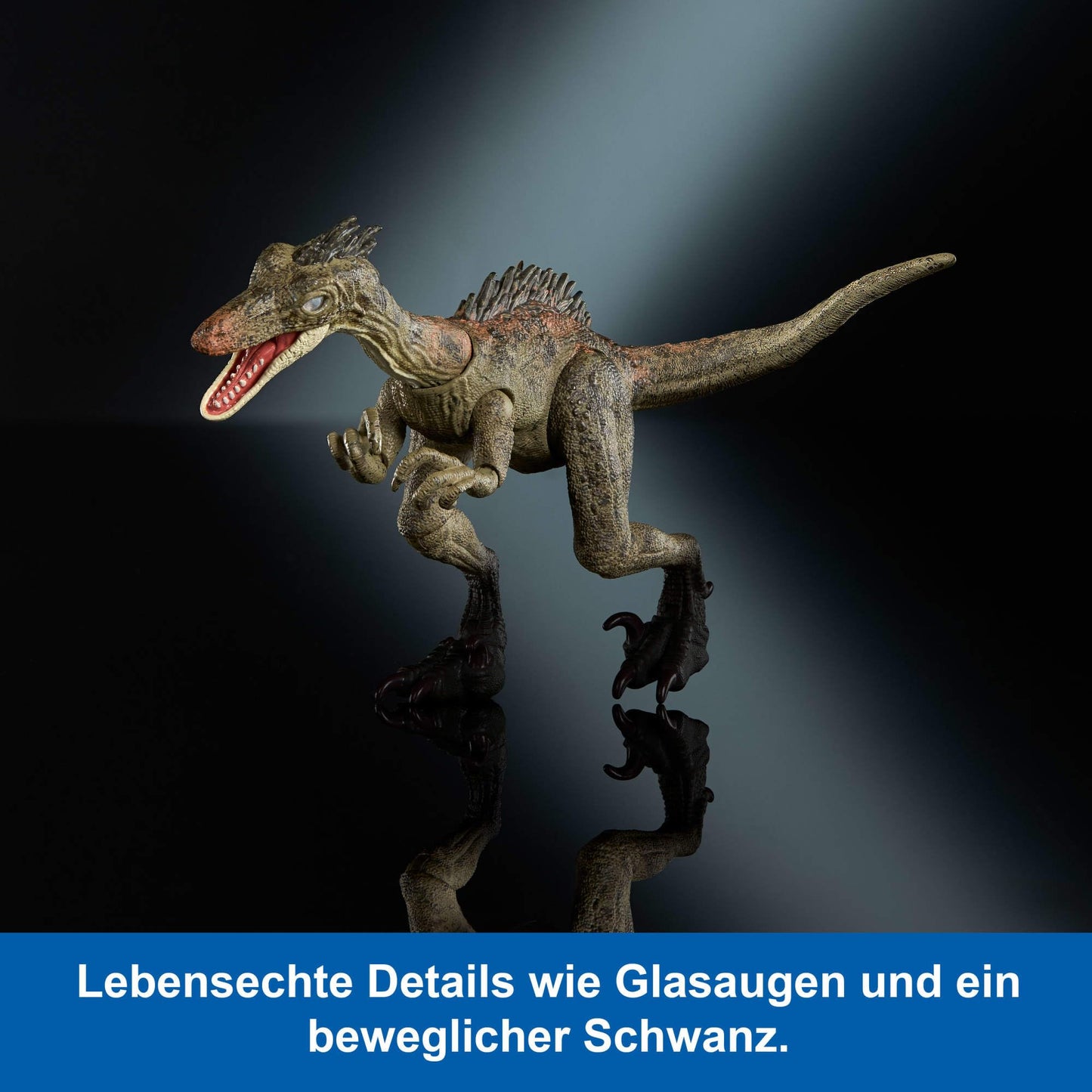 Mattel Jurassic World Hammond Collection Figurina de acțiune dinozaur Troodon 14 puncte de articulație 8+ ani (gri)