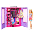 Barbie HJL66 Dulap Ultimate cu papusa si 15+ accesorii, 3+ ani