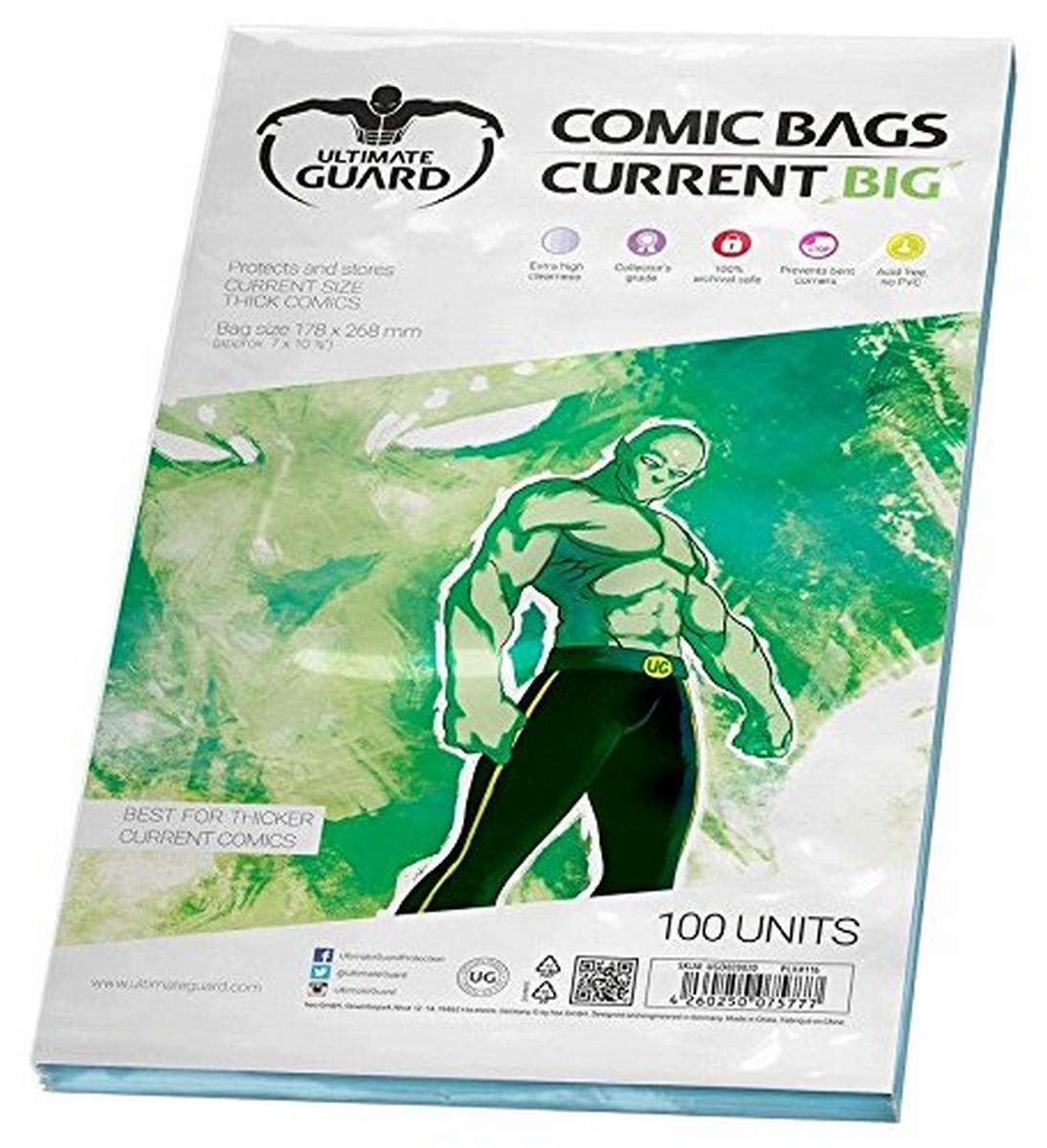 Ultimate Guard Folii protecție comic books, 100 buc