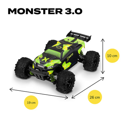 Overmax X-Monster 3.0 Masina RC 1:18, 45 km/h, 4WD