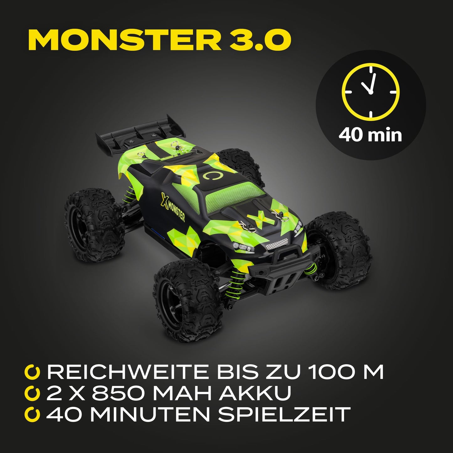 Overmax X-Monster 3.0 Masina RC 1:18, 45 km/h, 4WD