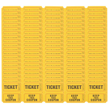 PRETYZOOM Bilete tombola numerotate, 200 buc, 5x2,5 cm