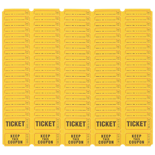 PRETYZOOM Bilete tombola numerotate, 200 buc, 5x2,5 cm