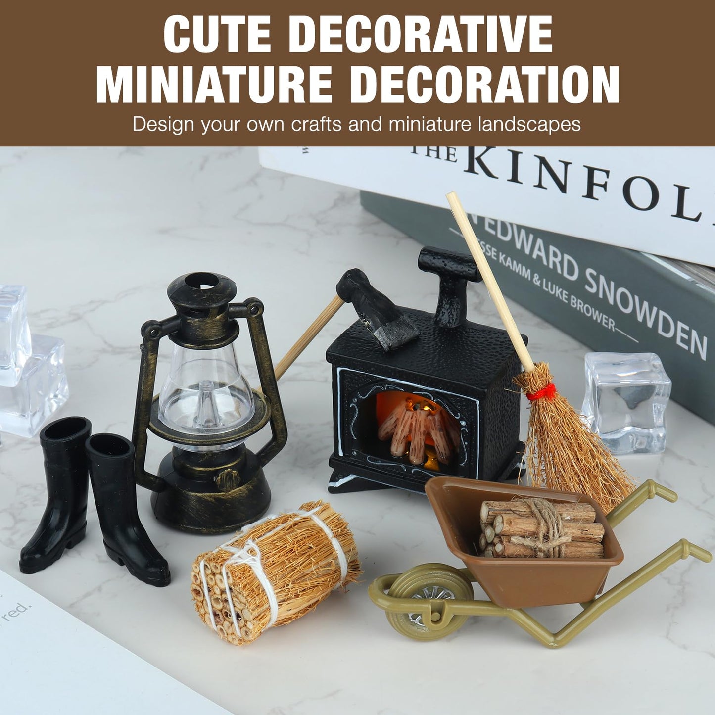 FENGQ Set Accesorii Miniaturi Casa Papusi, 1:12