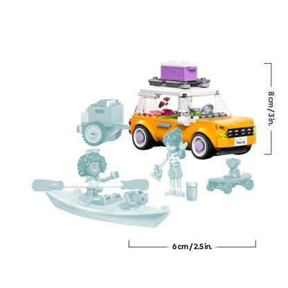 LEGO Friends 42659 Set de construcție Mașină de călătorie cu remorcă 220 piese 6+ ani