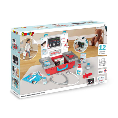Smoby Geantă Doctor mare cu accesorii, 3+ ani