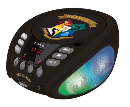 Lexibook RCD109HP Player CD portabil Harry Potter cu Bluetooth și efecte luminoase multicolore pentru copii