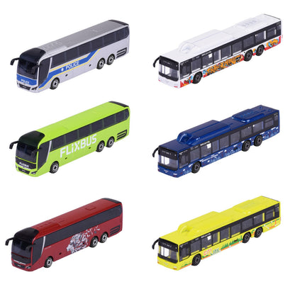 Majorette Autobuz MAN City, metal, 13 cm