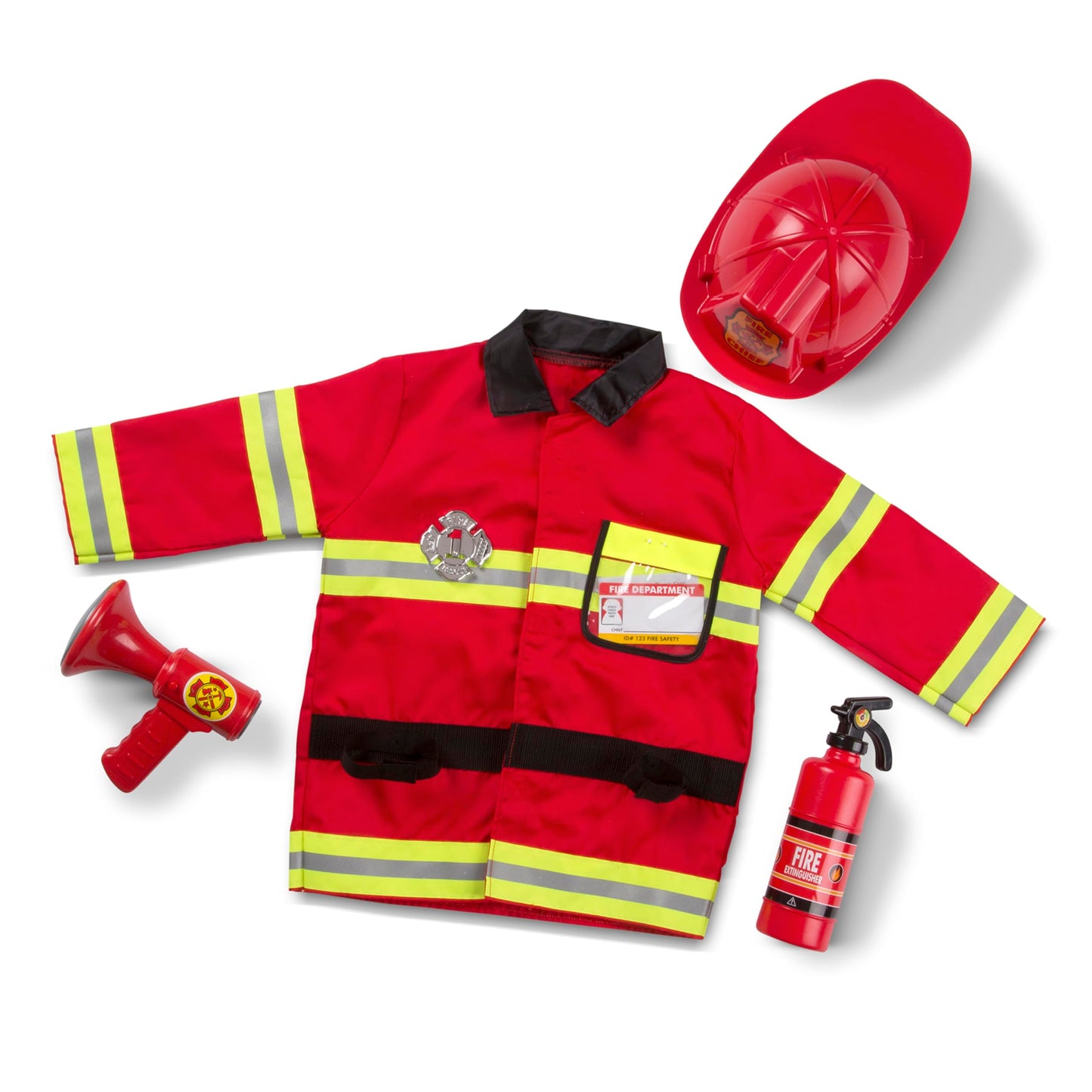 Melissa & Doug Costum Pompier, 6 piese, 3+ ani
