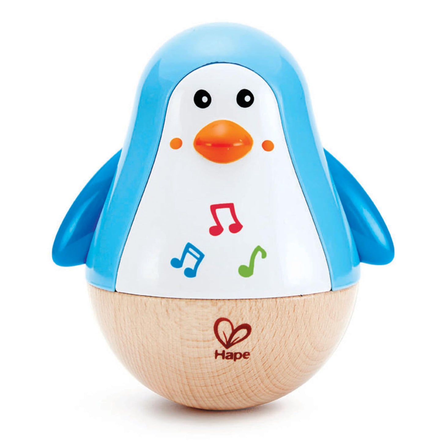 Hape Pinguin din lemn cu sunet, 6+ luni