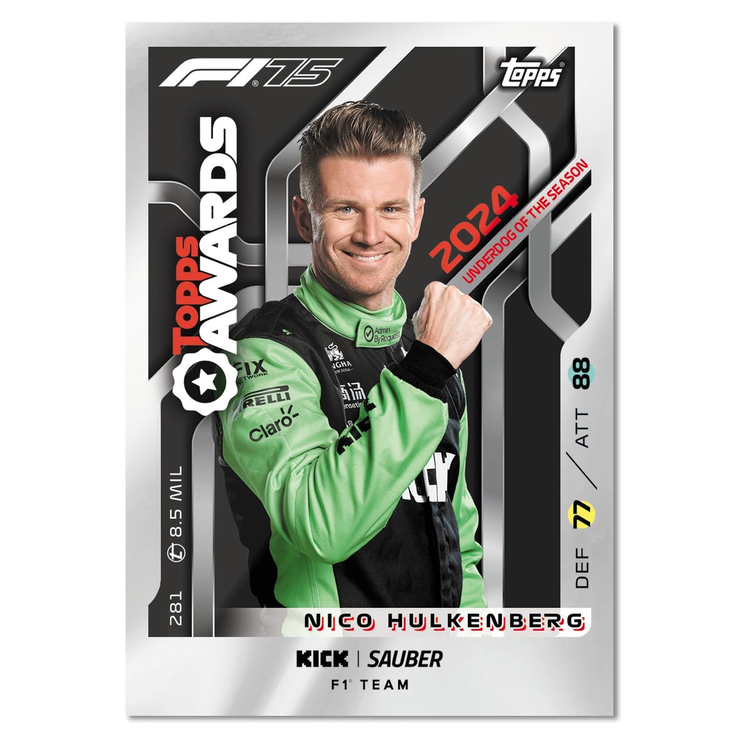 Topps Turbo Attax F1 2025 Mega Multipack, 39+2 cărți
