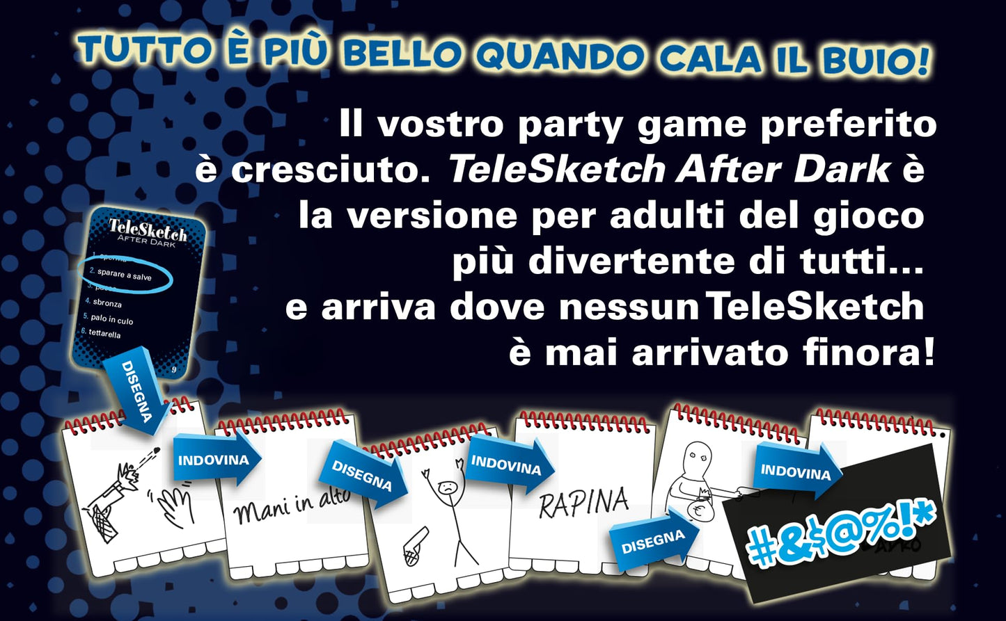 Asmodee Telesketch After Dark, 18+ (italiană)