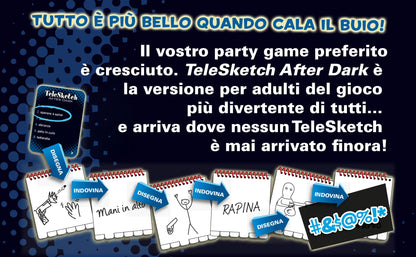 Asmodee Telesketch After Dark, 18+ (italiană)
