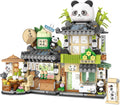 QLT Qiaolotong Set constructie mini Panda Haus, 860 piese