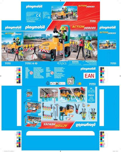 PLAYMOBIL 71751 Santier rutier
