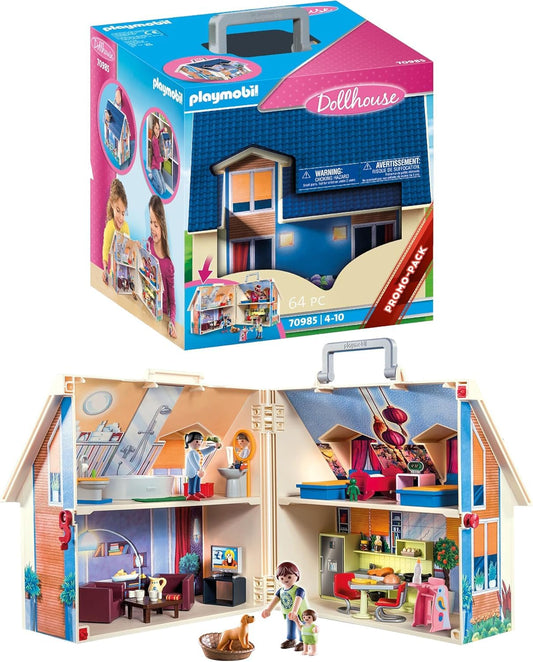 PLAYMOBIL 70985 Casa de papusi portabila, 4+ ani