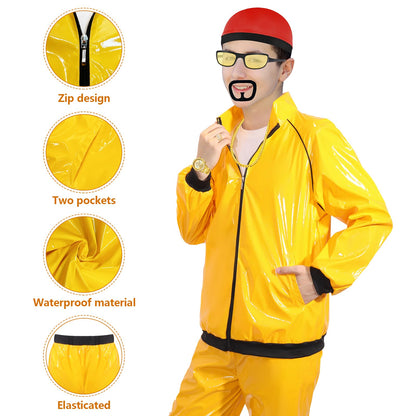 Mprocen Costum Rapper Retro, 8 piese, adulți